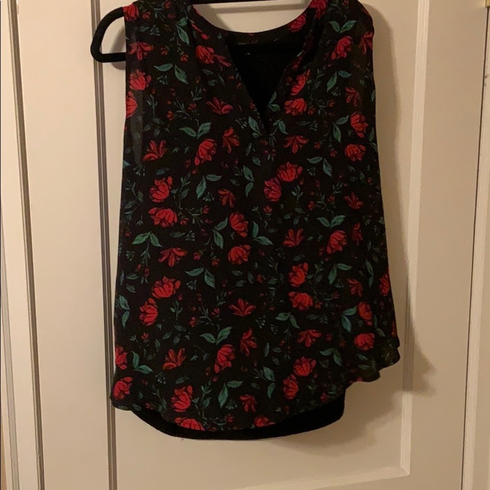 Flower Tank Blouse